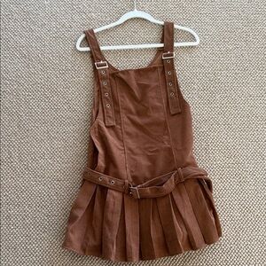 Brown Corduroy  Dress